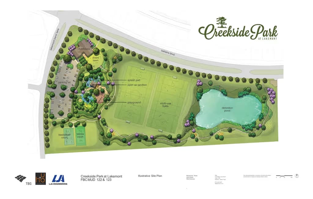 Creekside park plan
